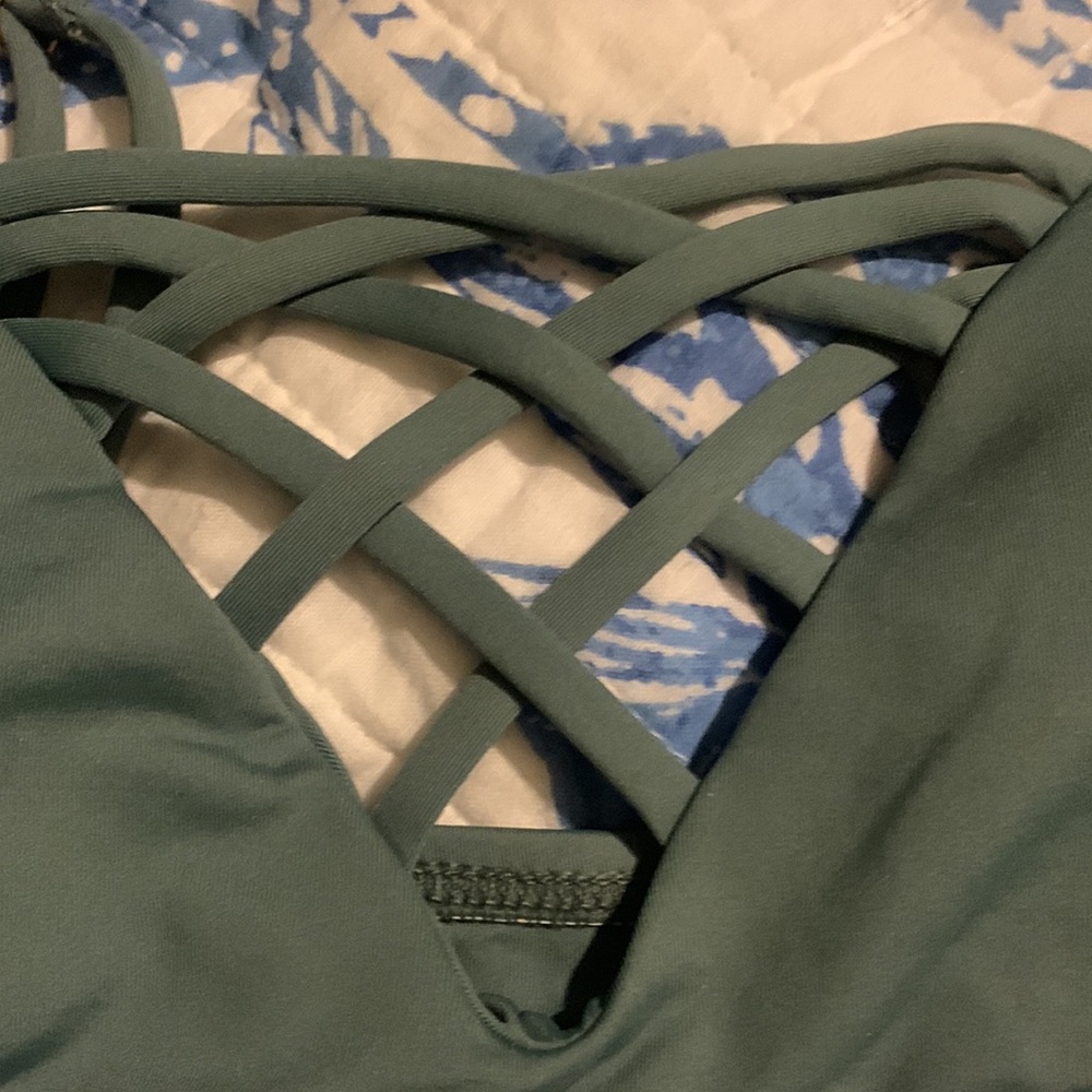 NWT L*SPACE Jamie Bikini Top In Slated Glass - Picture 13 of 13